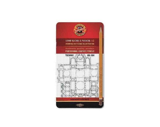 Picture of Technical Graphite Pencil 12Pcs Tin Set Hb-10H