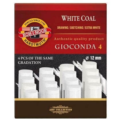Picture of White Coal Medium Round 4Pcs