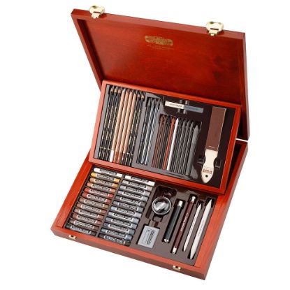 Picture of Gioconda Large Artist Set In Wooden Box 54Pcs