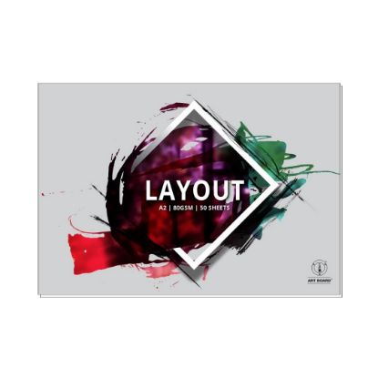 Picture of Layout Pad A2 80Gsm 50 Sheets