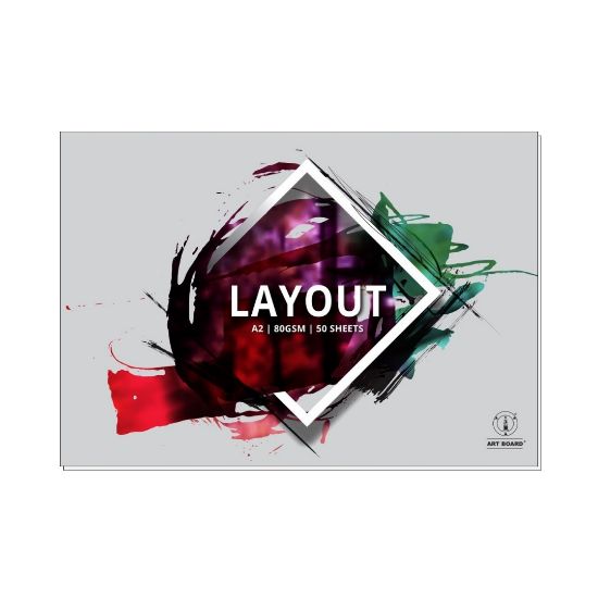 Picture of Layout Pad A2 80Gsm 50 Sheets