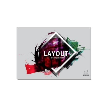 Picture of Layout Pad A4 80Gsm 50 Sheets