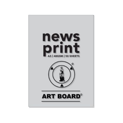 Picture of News Print Pad A3 48Gsm 50 Sheets