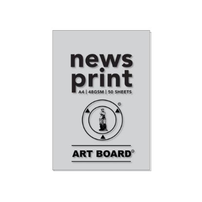Picture of News Print Pad A4 48Gsm 50 Sheets