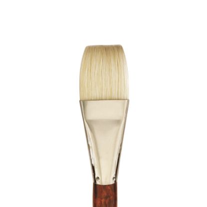 Picture of Renaissance Short Handle Flat Brush #1