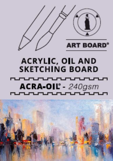 Picture of Acra-Oil Painting And Sketch Board A4