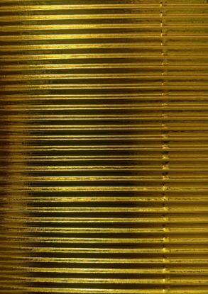 Picture of E-Flute Corrugated Board 50X70 Metallic Gold
