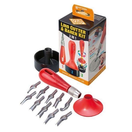 Picture of Essdee Lino Cutter & Baren With 10 Blades