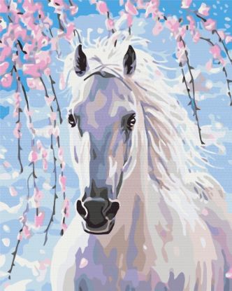 Picture of Horse In Flowers Wrapped