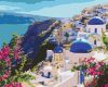 Picture of Santorini Landscape Wrapped