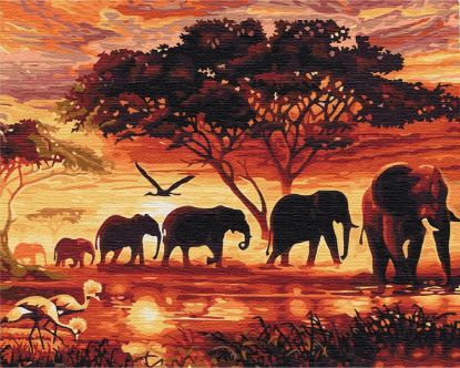 Picture of Savannah Elephants Wrapped