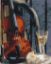 Picture of Violin With Wine Wrapped