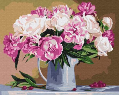 Picture of Peonies Still-Life Wrapped