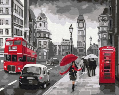 Picture of Rainy London Wrapped