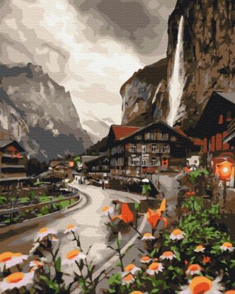 Picture of A Town In Switzerland Wrapped