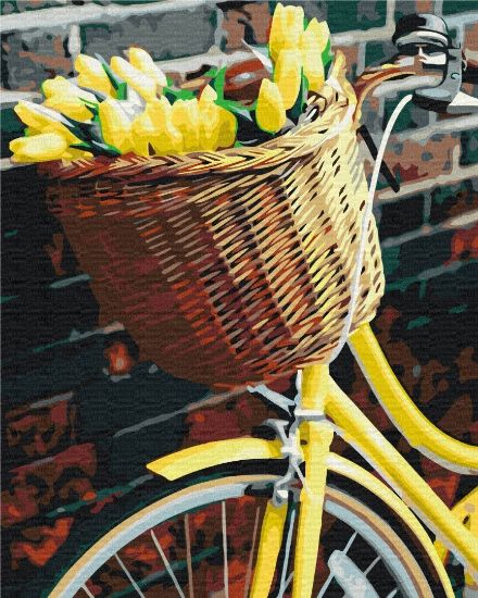 Picture of Basket For Tulips Wrapped