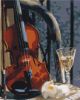 Picture of Violin With Wine Boxed