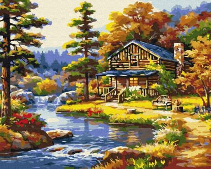 Picture of House By The Lake Boxed