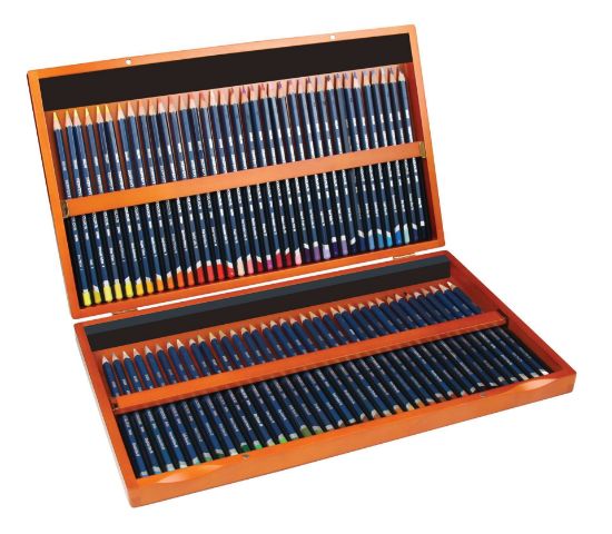 Picture of Watercolour Wooden Box 72 