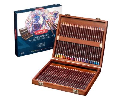 Picture of Coloursoft Wooden Box 48 