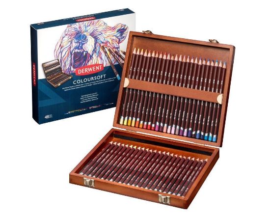 Picture of Coloursoft Wooden Box 48 