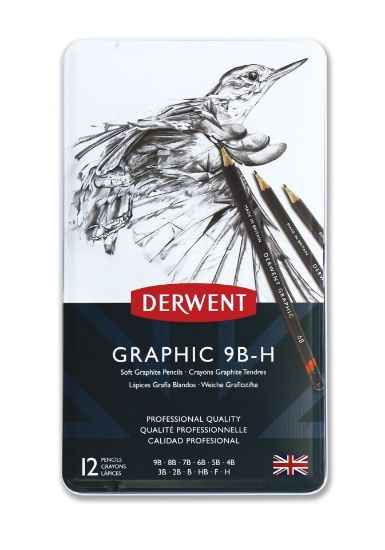 Picture of Graphic Pencil Soft Tin 12 9B-H