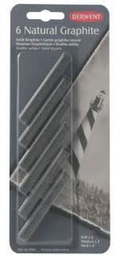 Picture of Natural Graphite Hard 6Pcs