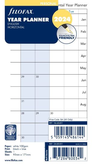 Picture of Org Personal Horiz. Year Planner (D) (R)