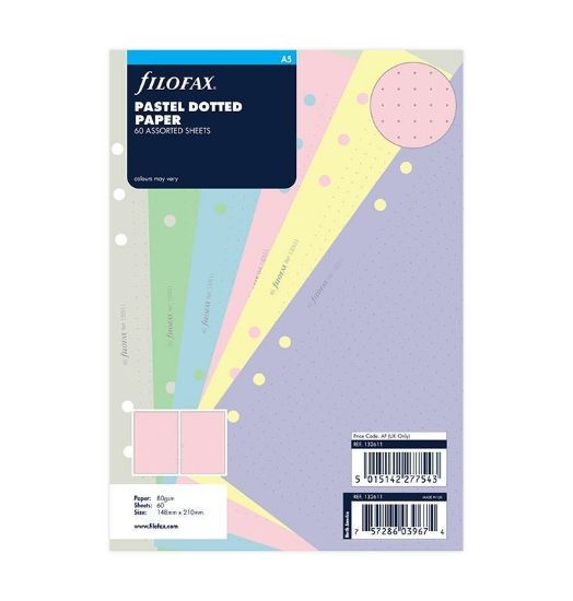 Picture of Org A5 Refill Dotted (R) Pastel Colours