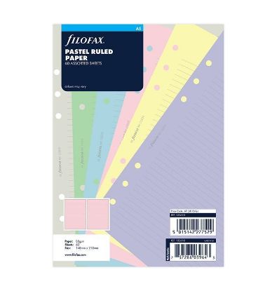 Picture of Org A5 Ruled Notepaper (R) Assorted Pastle Colours