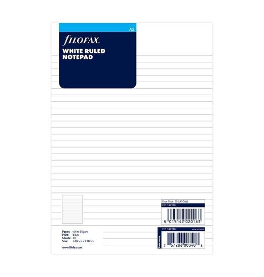 Picture of Org A5 To Do List (R) - White Paper