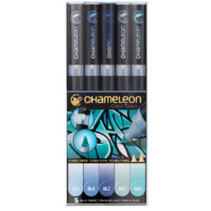 Picture of Chameleon 5 Pen Blue Tones