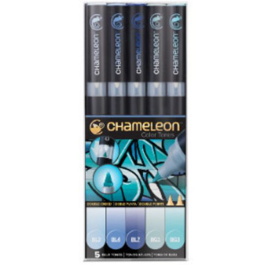 Picture of Chameleon 5 Pen Blue Tones