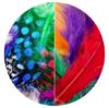Picture of Dala Mixed Feathers 6Cm 50Pcs